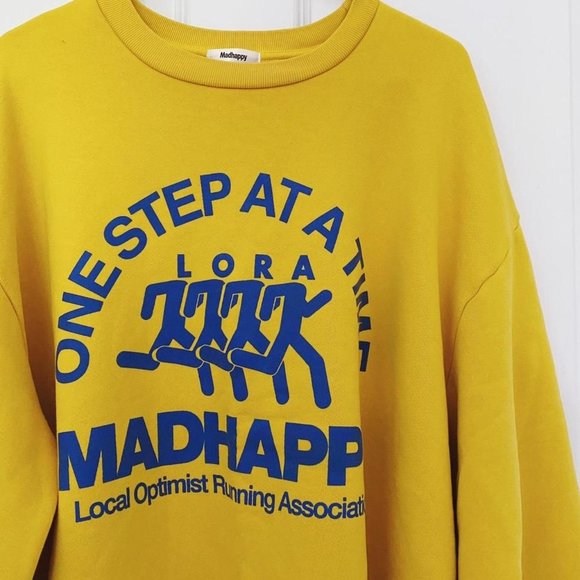 Madhappy Tops - madhappy ‘one step at a time’ LORA crewneck sweatshirt